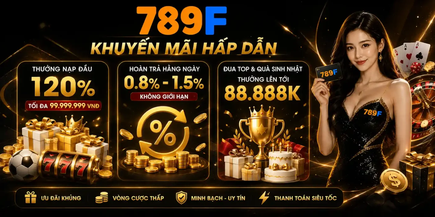 Trang chủ Trở thành hội viên 789F để rinh ngay khuyến mãi xịn