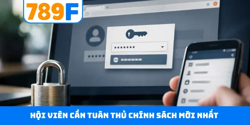 Chính sách bảo mật 789F Hội viên cần tuân thủ chính sách mới nhất