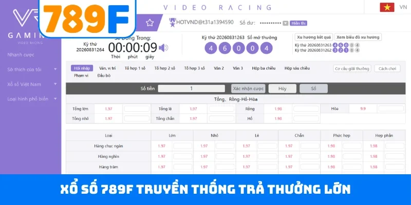 Xổ số 789F Xổ số 789F truyền thống trả thưởng lớn